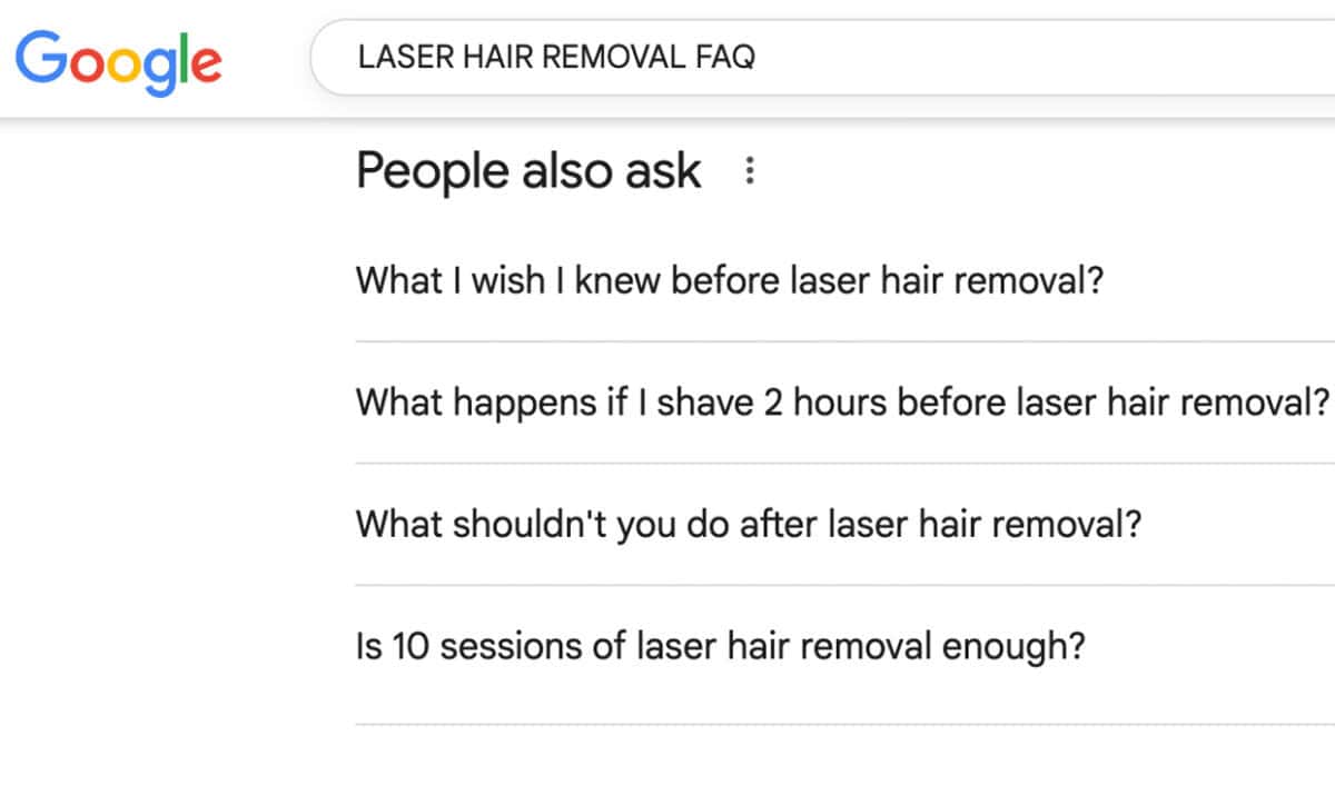 Laser hair removal FAQ