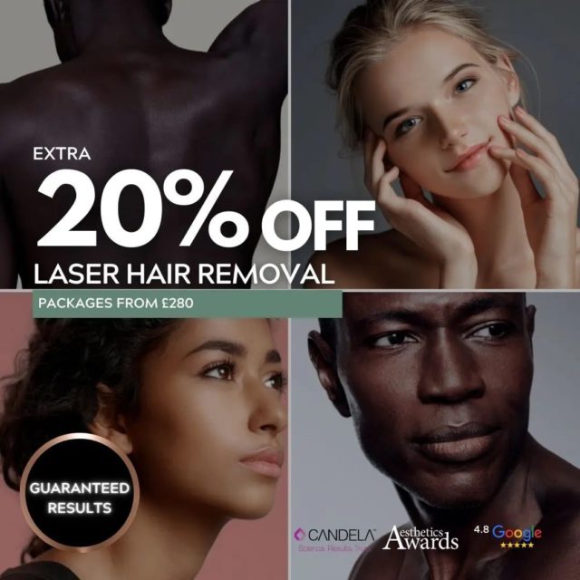 Special Offer: 20% OFF Laser Hair Removal