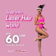 laser hair removal mobile banner