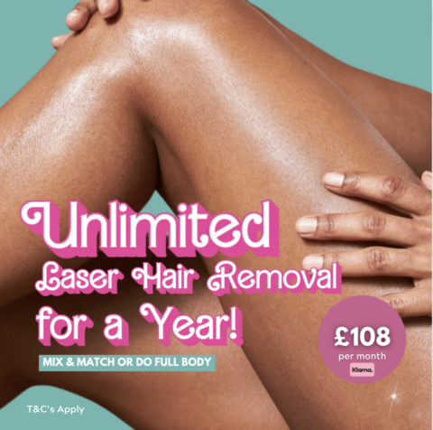 unlimited laser hair removal offer
