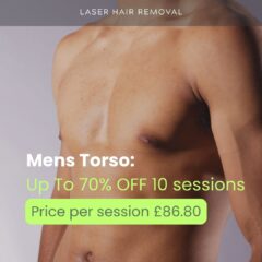 mens torso laser hair removal offer