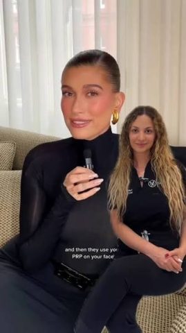 Hailey Bieber loves PRP treatment