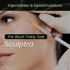 sculptra women receiving injection skin booster