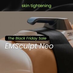 emsculpt neo applicator on stomach
