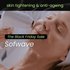 sofwave skin tightening on a woman